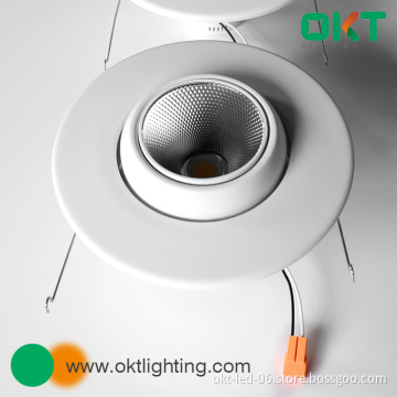 Erin 6inch 10w 19w recessed retrofit led eyeball light with UL ES
